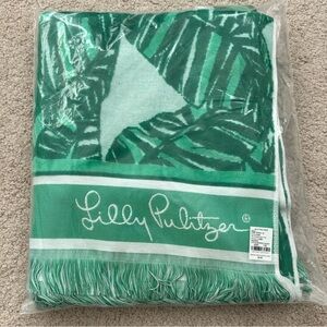 Lilly Pulitzer Towel Beach Pool Cruise in Spearmint Lets Go Bananas NWT 🆕